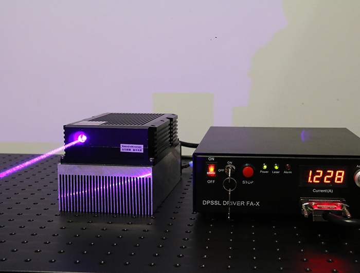 450nm 12watt semiconductor laser CW and TTL modulation
